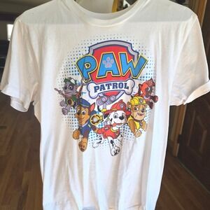 Nickelodeon Paw Patrol T Shirt Mens Small White Graphic Tee